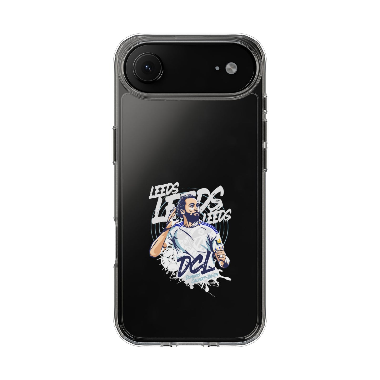 LUFC News “LEEDS: Dominic  Calvert-Lewin” Clear Phone Case - Lufcnews.co.uk