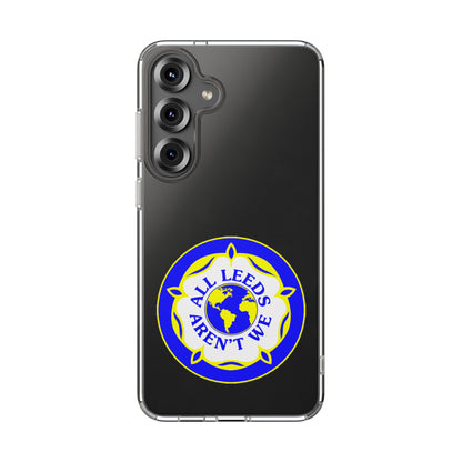 LUFC “All Leeds Aren’t We” Clear  Impact-Resistant Case - Lufcnews.co.uk