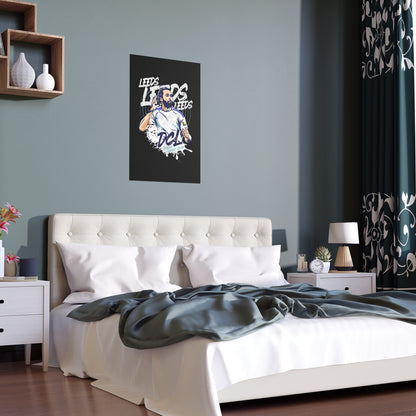 Vibrant Silk Poster “LEEDS: Dominic  Calvert-Lewin” Wall Art for Home - Lufcnews.co.uk