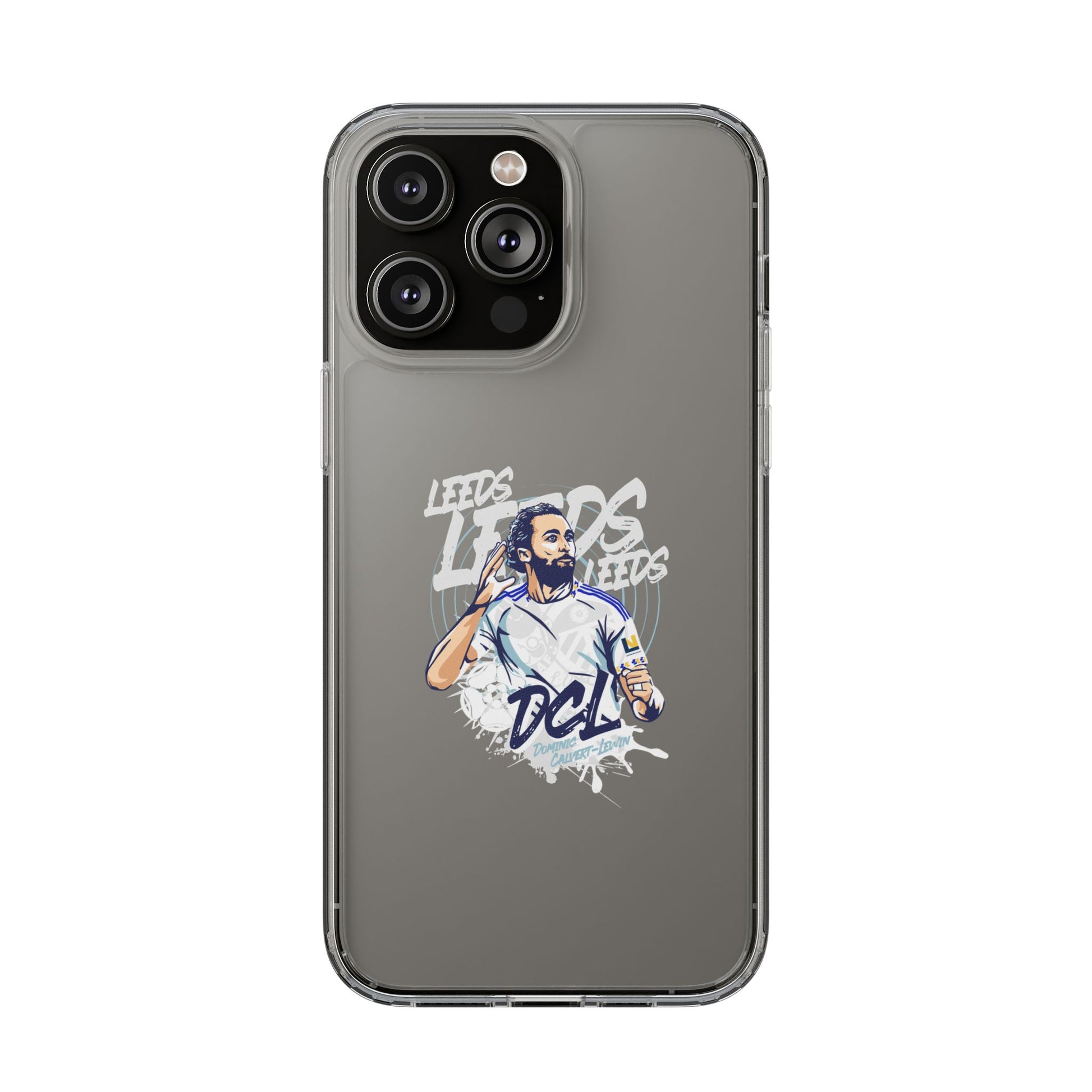 LUFC News “LEEDS: Dominic  Calvert-Lewin” Clear Phone Case - Lufcnews.co.uk