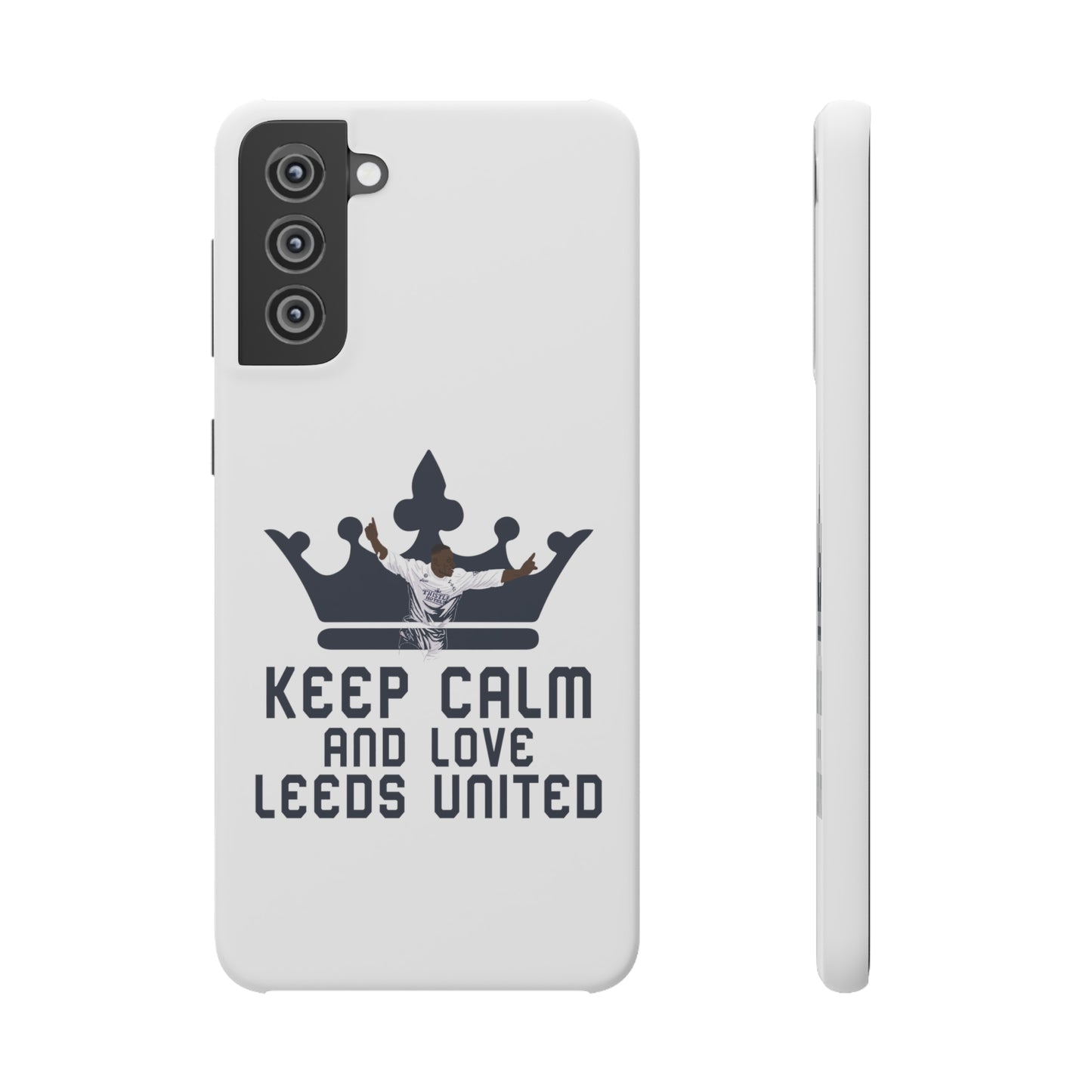 Funda para teléfono Snap - Mantenga la calma y ame al Leeds United
