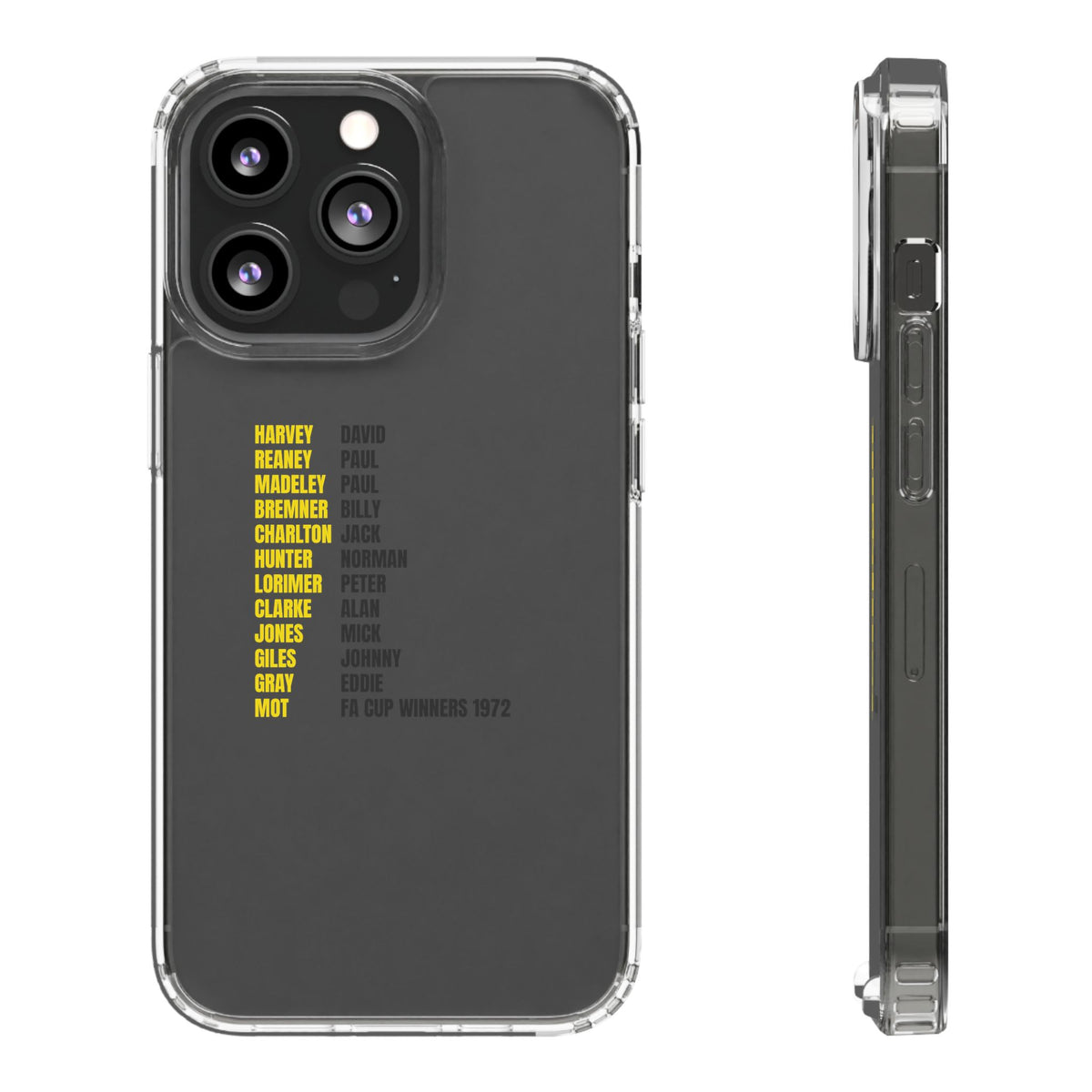 Clear Phone Case - 1972 FA Cup Winners