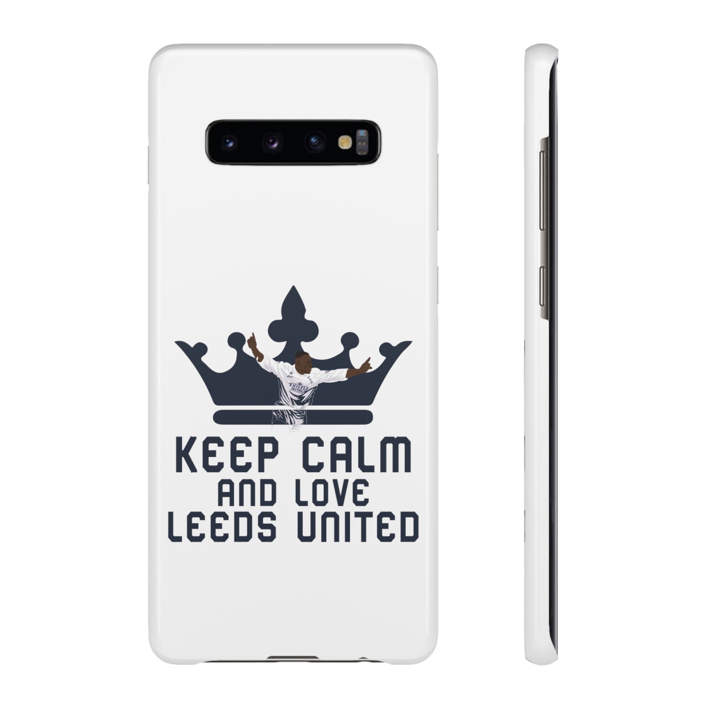 Funda para teléfono Snap - Mantenga la calma y ame al Leeds United