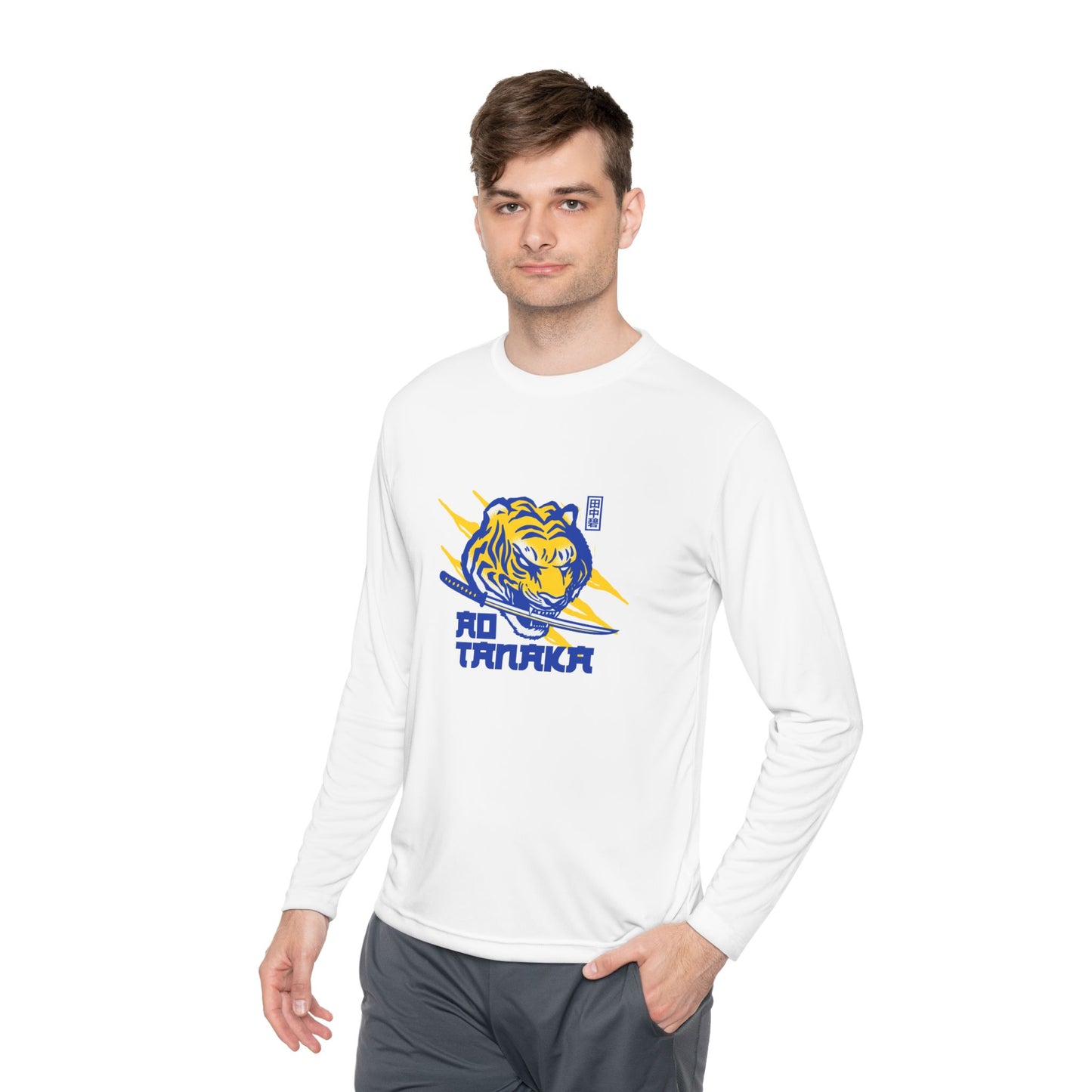 Leeds Unisex Tiger Graphic Long Sleeve T-Shirt: AO Tanaka Edition