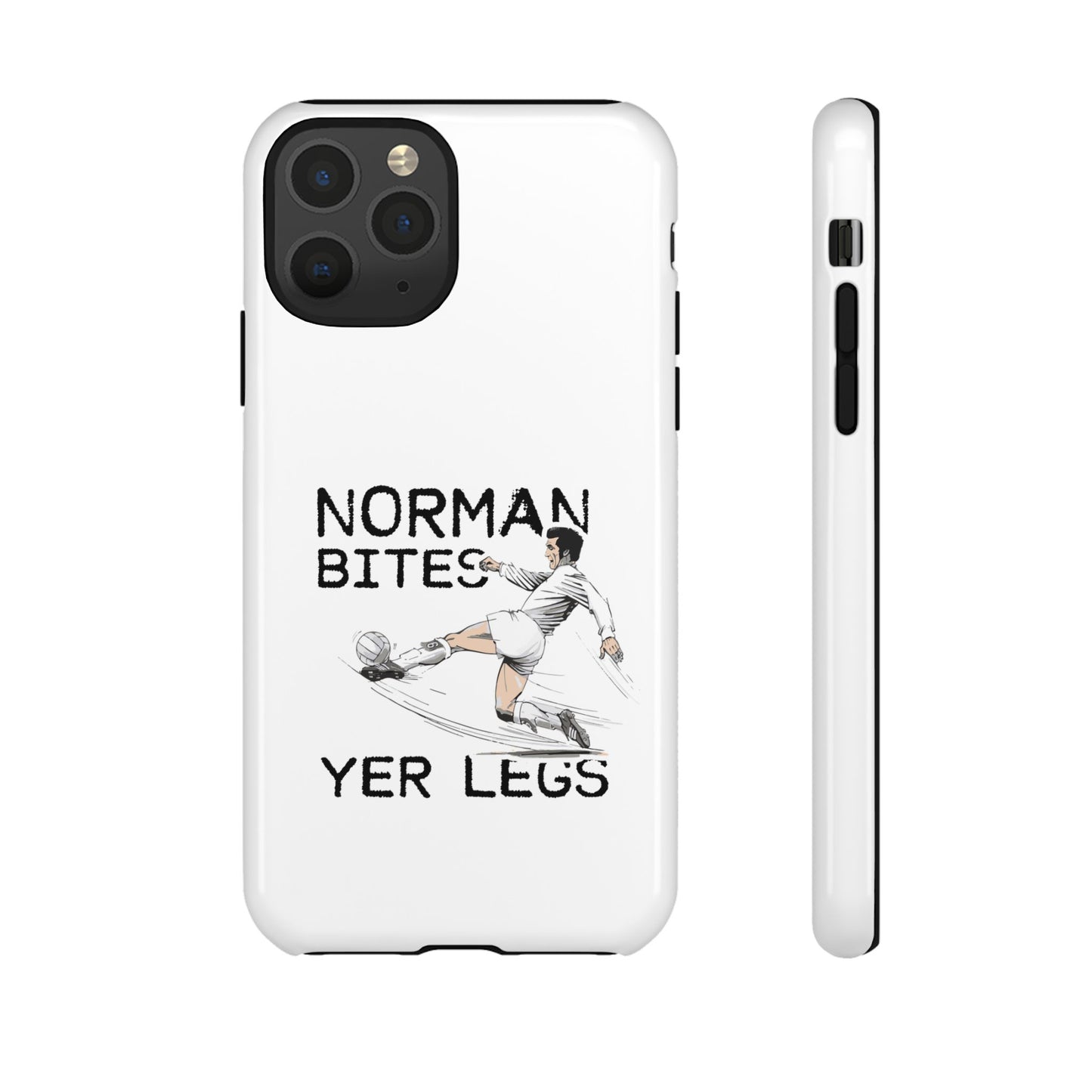 Leeds United NORMAN BITES 'YER  LEGS' Phone Case