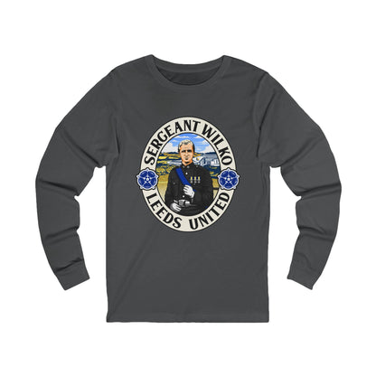 “Sergeant Wilko” Leeds United Long  Sleeve T-Shirt: Unisex Fit