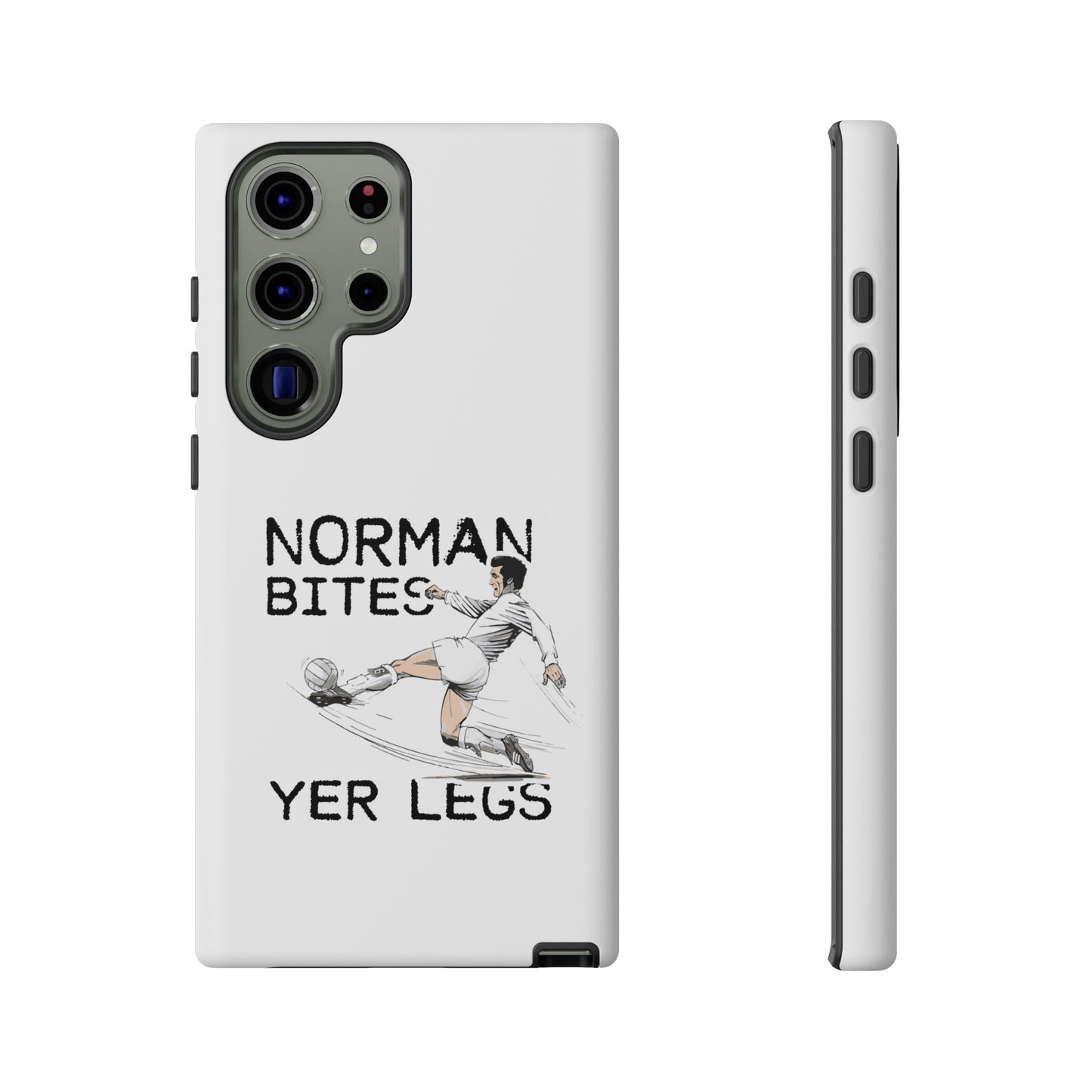 Leeds United NORMAN BITES 'YER  LEGS' Phone Case