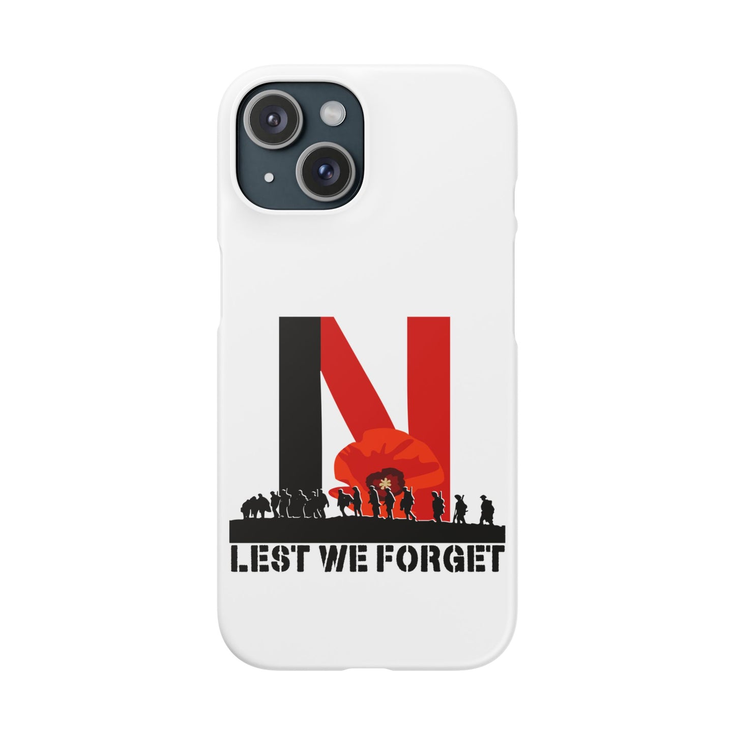 Leeds United "LEST WE FORGET"  Snap Case