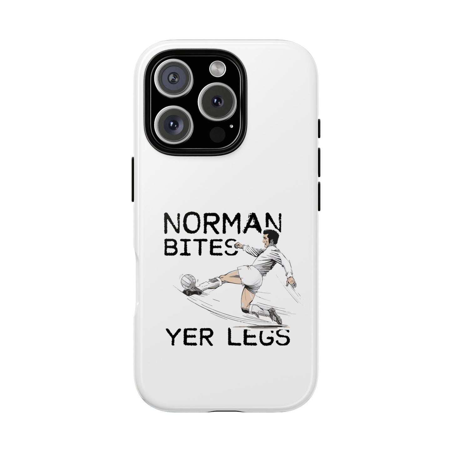 Leeds United NORMAN BITES 'YER  LEGS' Phone Case