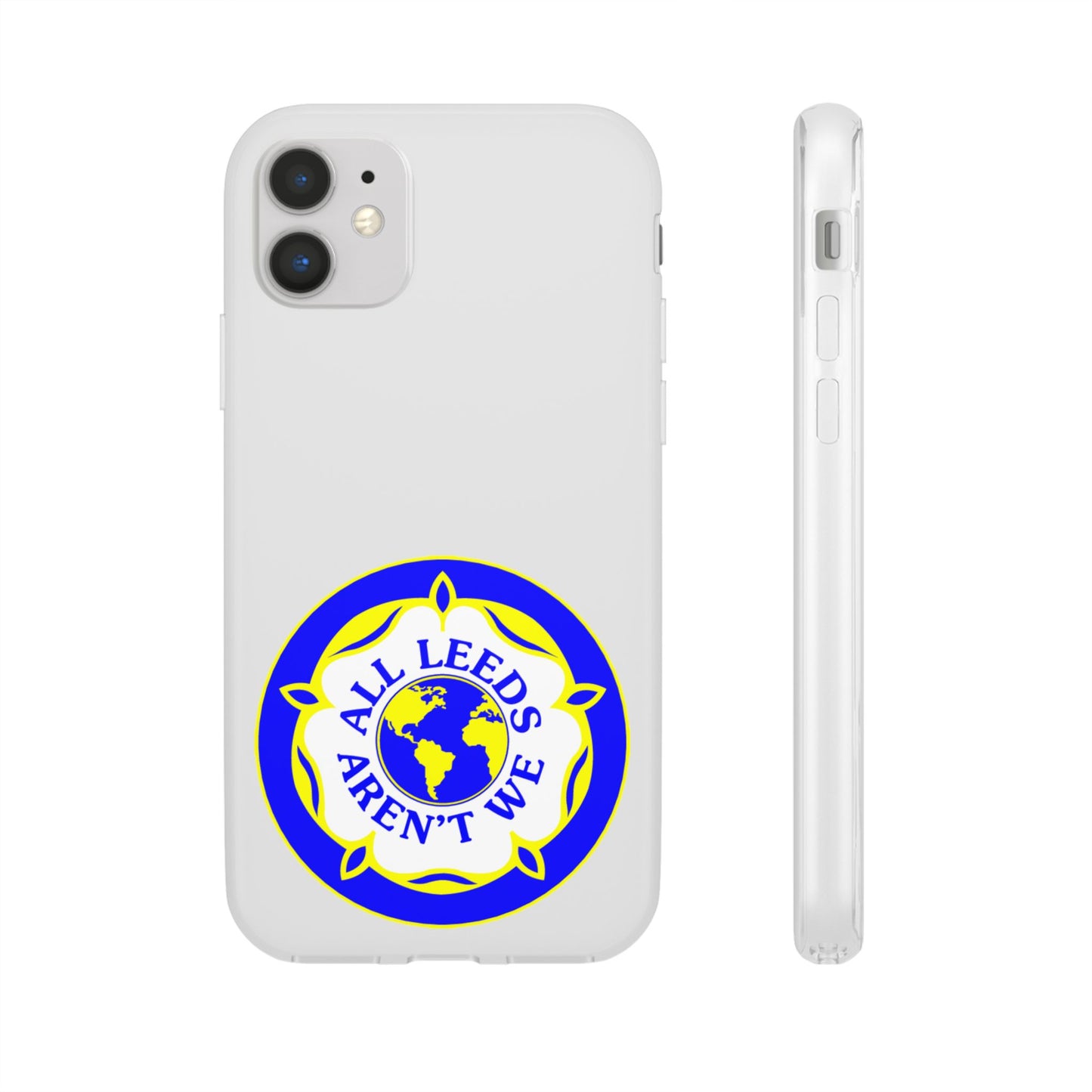 LUFC 'All Leeds Aren't We' Retro  Football: Flexi Case