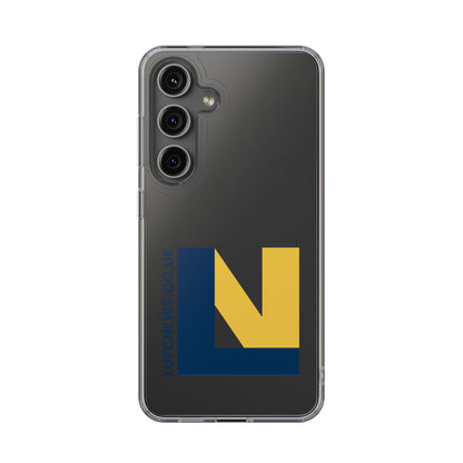 Leeds United “LUFCNEWS.CO.UK”  Clear Impact-Resistant Case - Lufcnews.co.uk