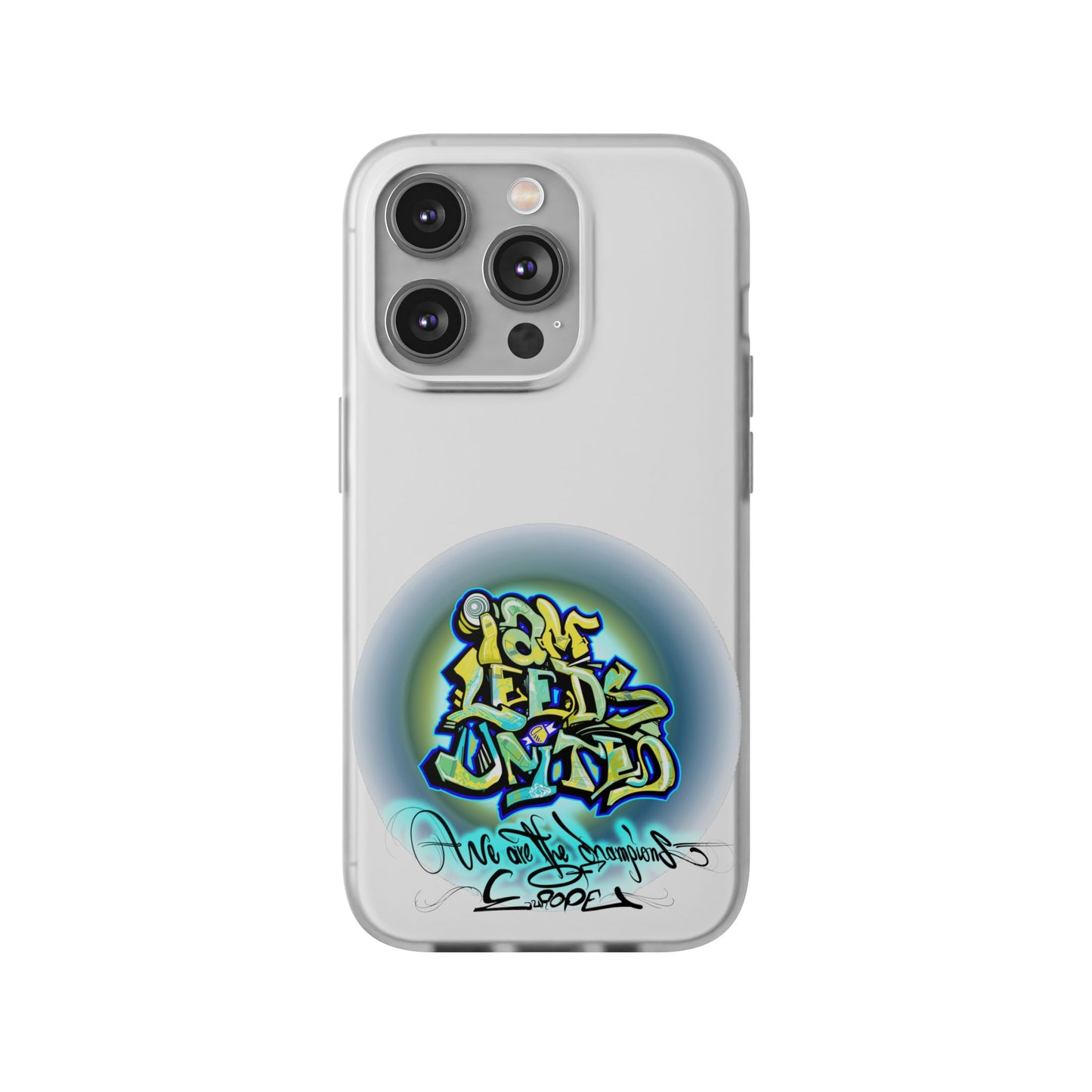 LUFC 'I Am LEEDS UNITED' Retro  Football: Flexi Case