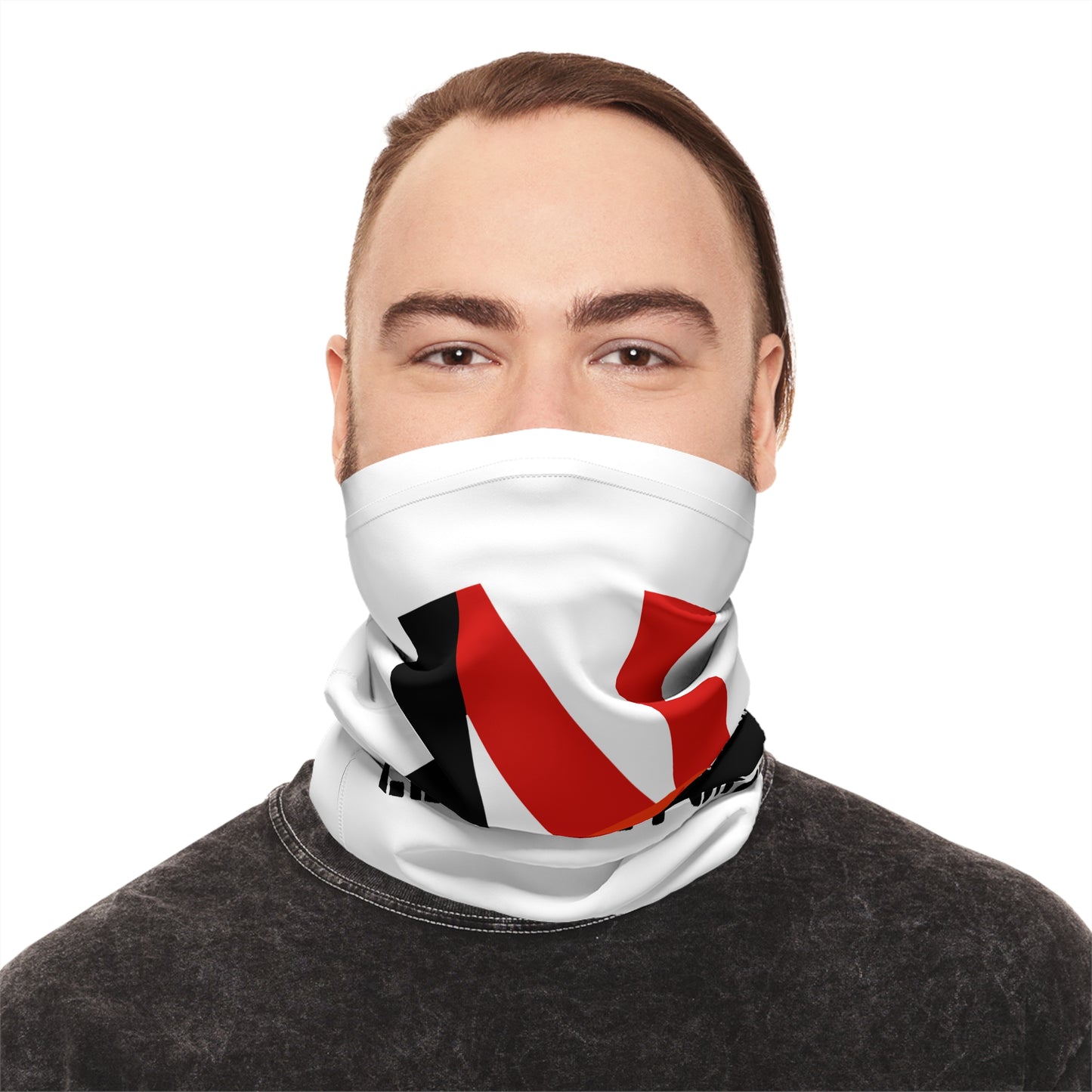 LUFC “Lest We Forget” Winter Neck  Gaiter: Fleece-Lined Cold Weather  Essential