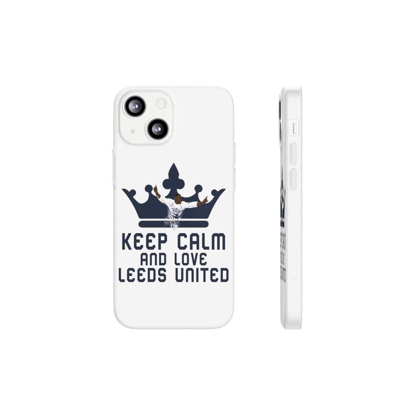 Funda flexible: mantén la calma y ama al Leeds United