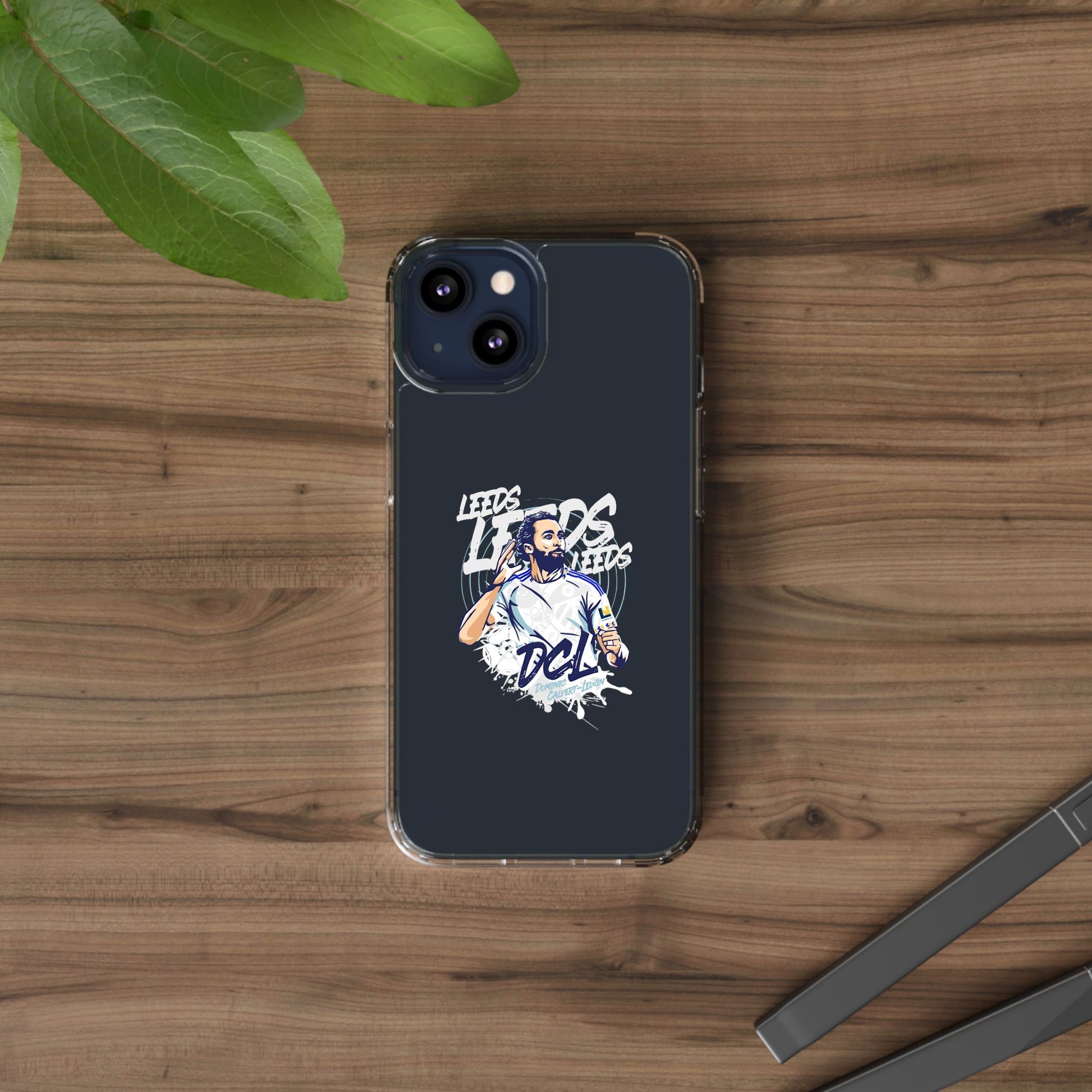 LUFC News “LEEDS: Dominic  Calvert-Lewin” Clear Phone Case - Lufcnews.co.uk