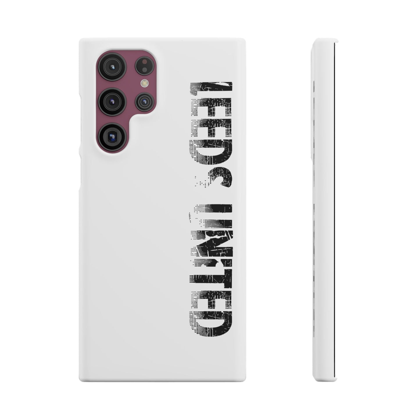 04 Snap Phone Case — "All Leeds Aren't We" Blue & Yellow Emblem