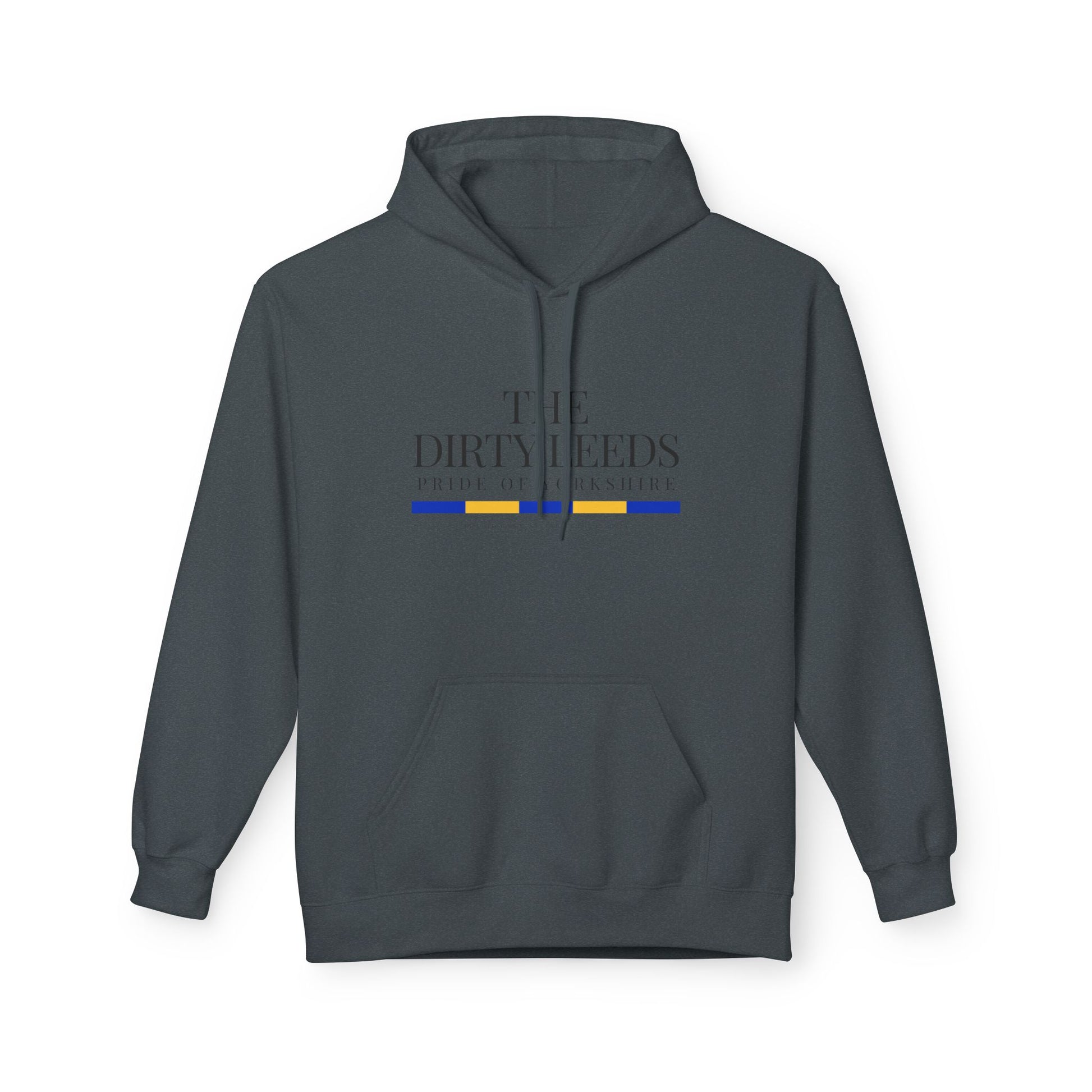 LUFC “The Dirty Leeds: Pride of  Yorkshire” Softstyle Fleece Hoodie - Lufcnews.co.uk