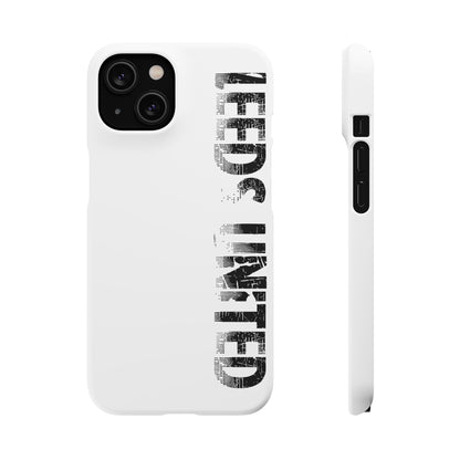 04 Snap Phone Case — "All Leeds Aren't We" Blue & Yellow Emblem