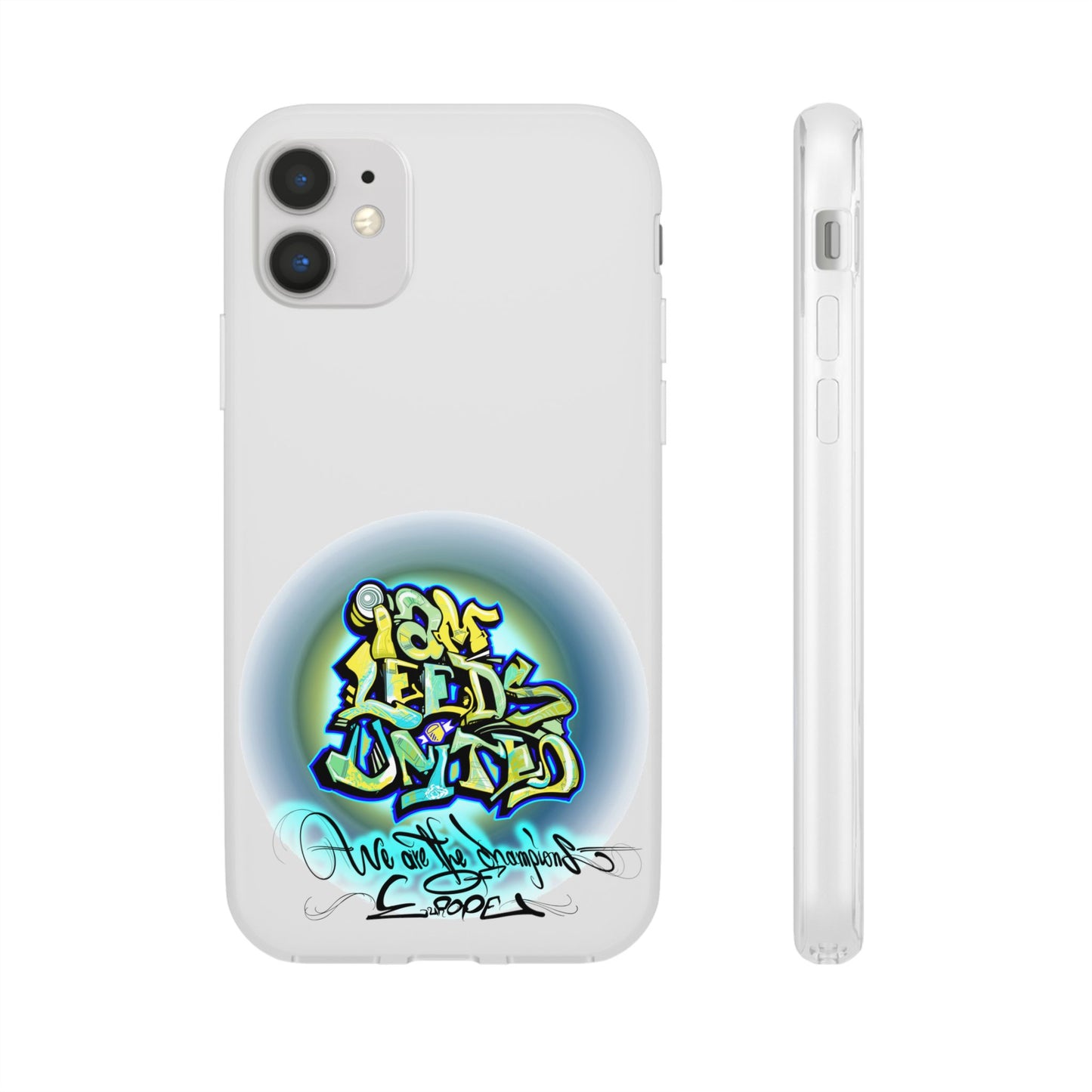 LUFC 'I Am LEEDS UNITED' Retro  Football: Flexi Case