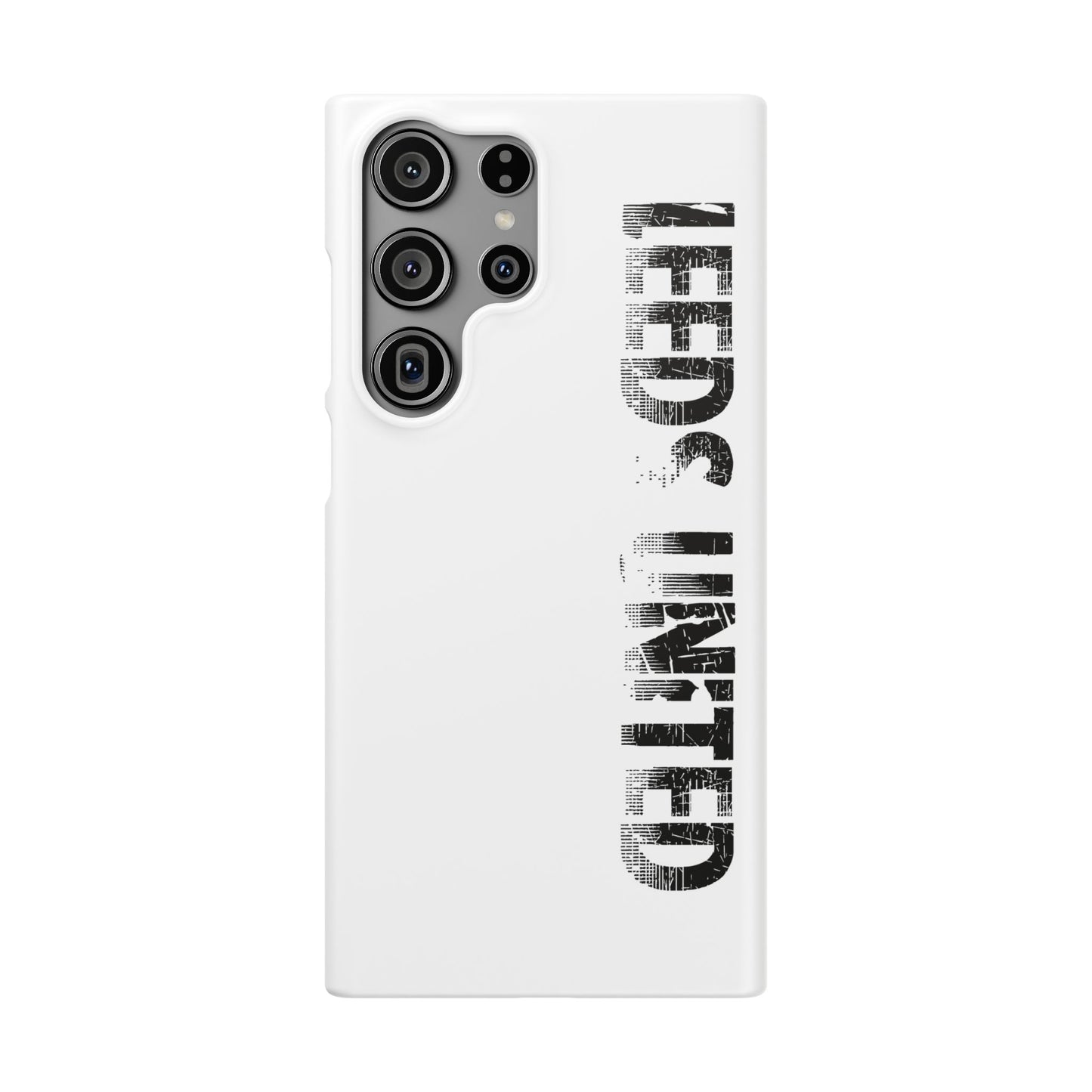 04 Snap Phone Case — "All Leeds Aren't We" Blue & Yellow Emblem