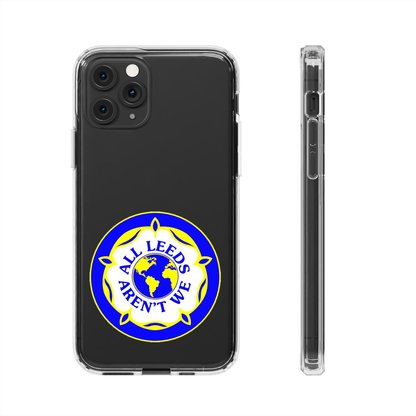 LUFC “All Leeds Aren’t We” Clear  Impact-Resistant Case