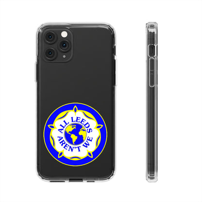 LUFC “All Leeds Aren’t We” Clear  Impact-Resistant Case - Lufcnews.co.uk