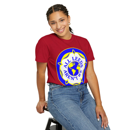 LUFC “All Leeds Aren’t We” Globe  Tee: Unisex Supporters Edition
