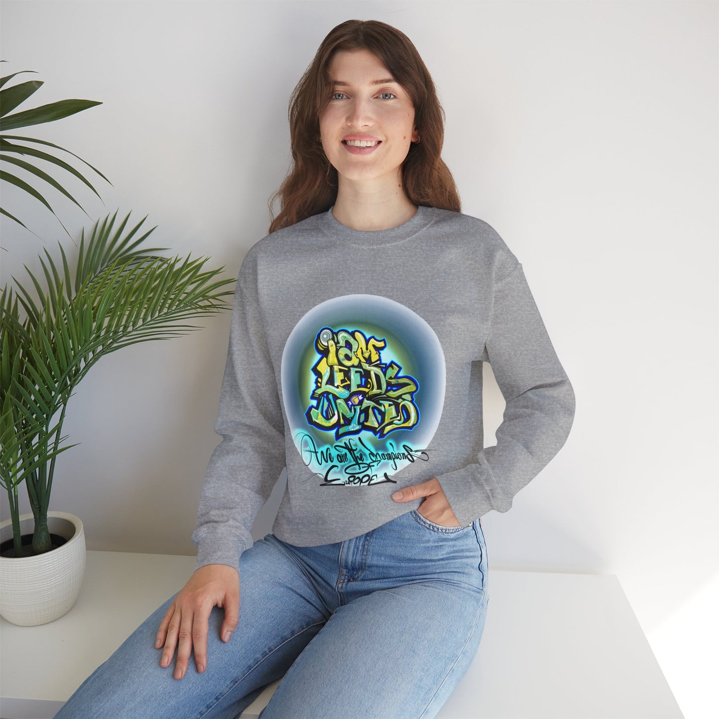 LUFC “I am Leeds United” Graffiti  Sweatshirt