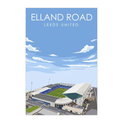 LUFC “Elland Road Leeds United”  Silk Poster