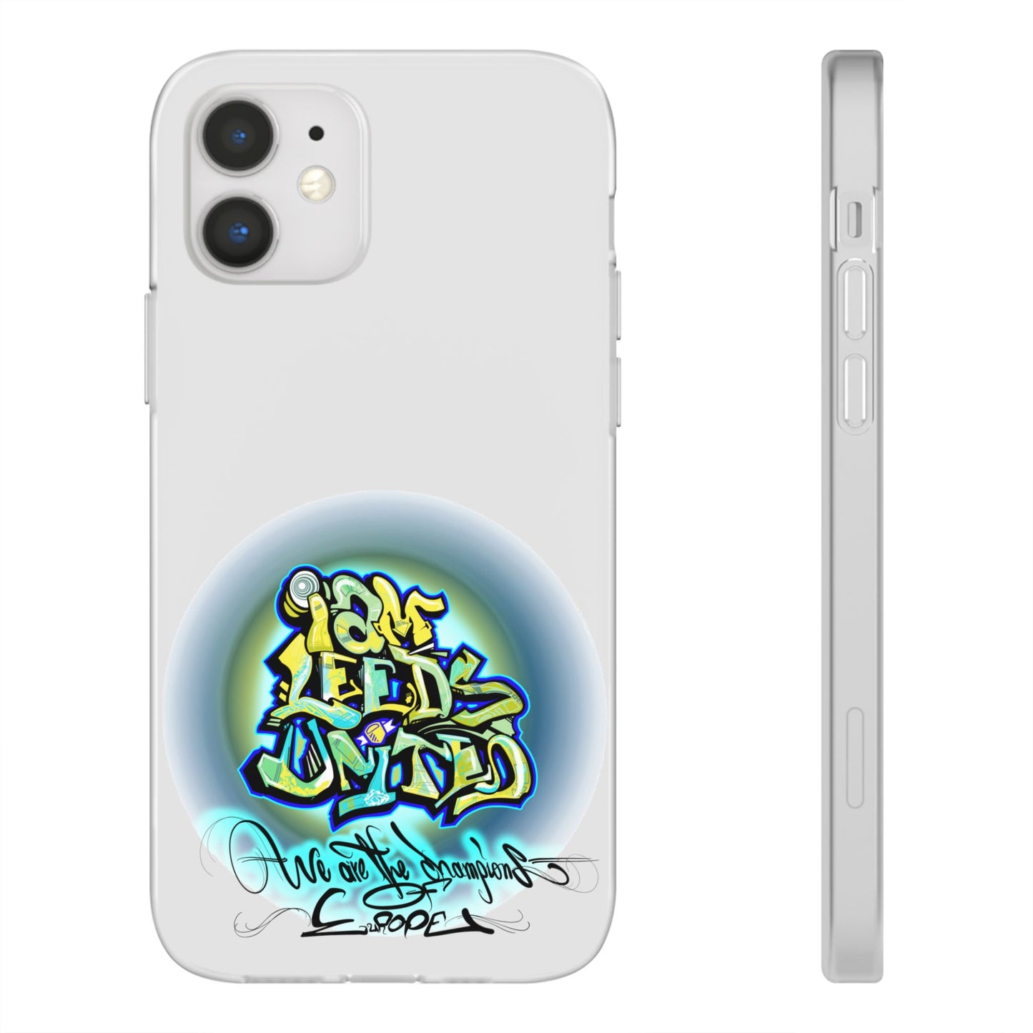LUFC 'I Am LEEDS UNITED' Retro  Football: Flexi Case