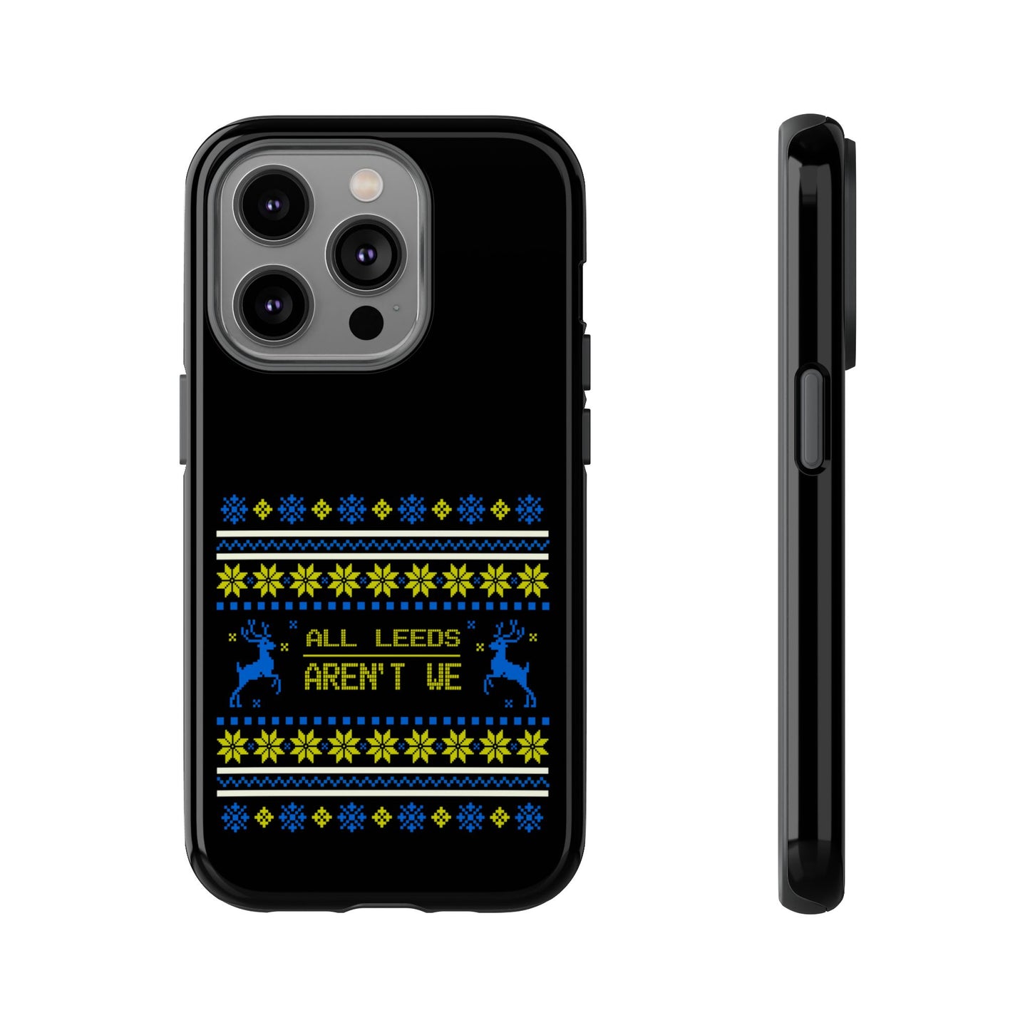 LUFC 'All Leeds Aren't We' Phone  Case: Christmas Edition