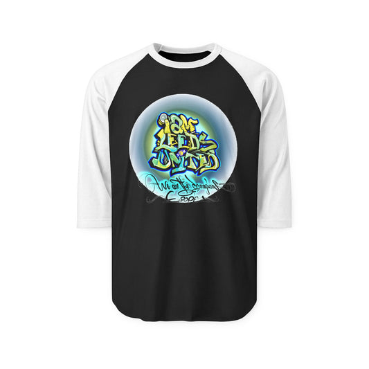 Leeds United Graffiti-Inspired Unisex  Raglan Shirt: Legend Cooper Edition