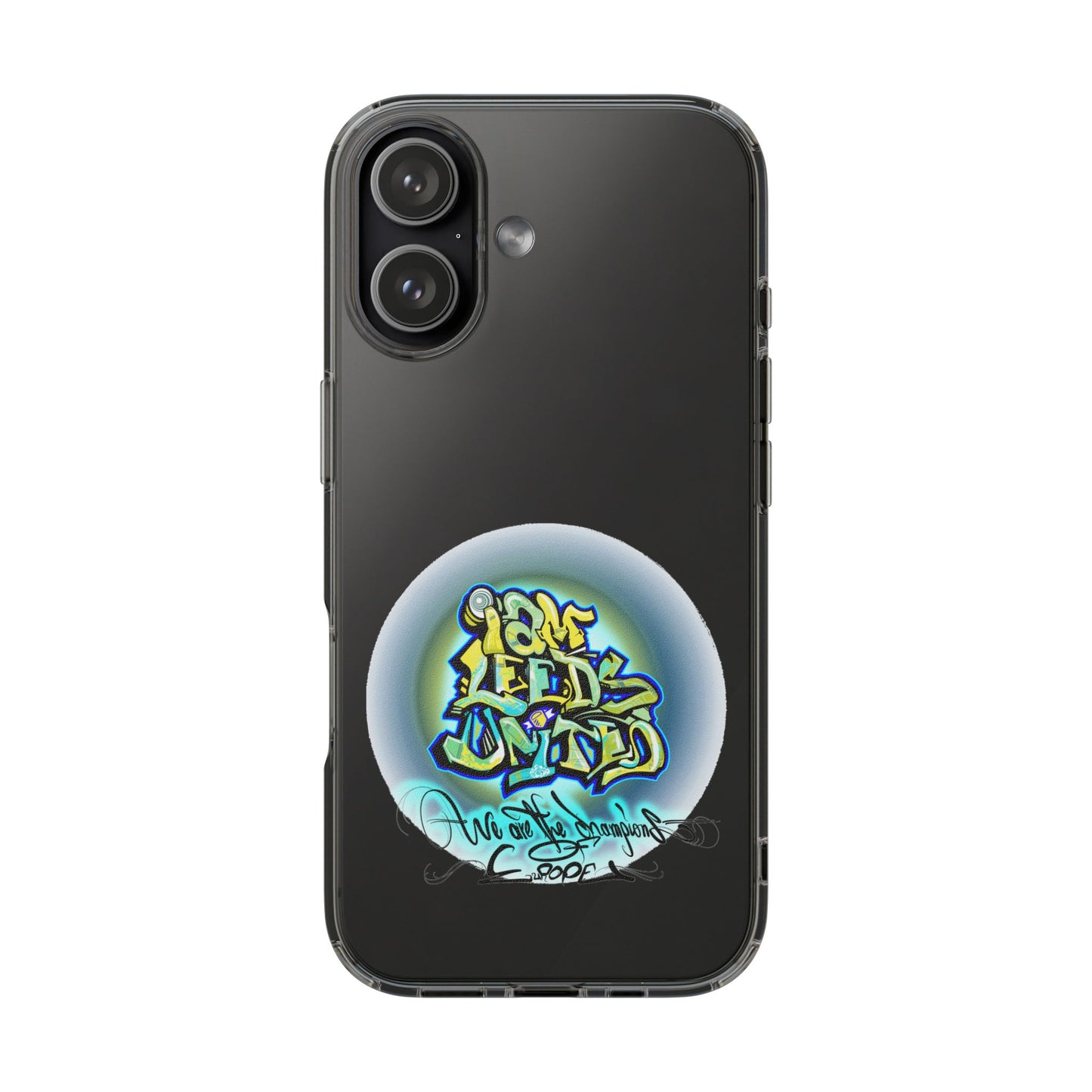 LUFC “I AM LEEDS UNITED” Clear  Impact-Resistant Case