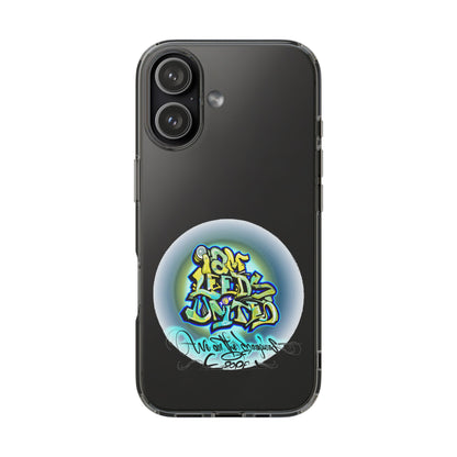 LUFC “I AM LEEDS UNITED” Clear  Impact-Resistant Case