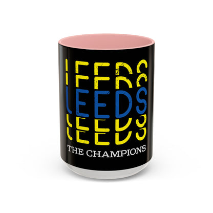 Leeds United “The Champions” Accent  Mug
