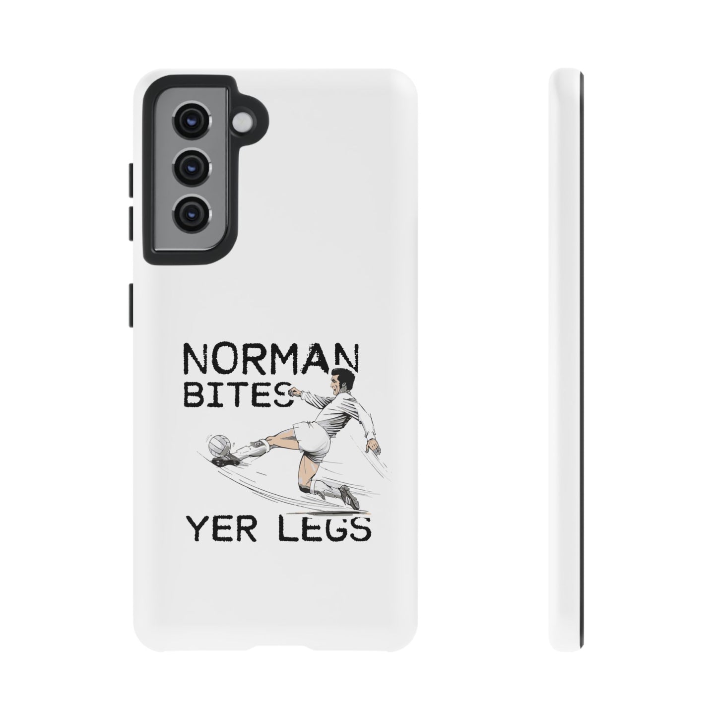 Leeds United NORMAN BITES 'YER  LEGS' Phone Case
