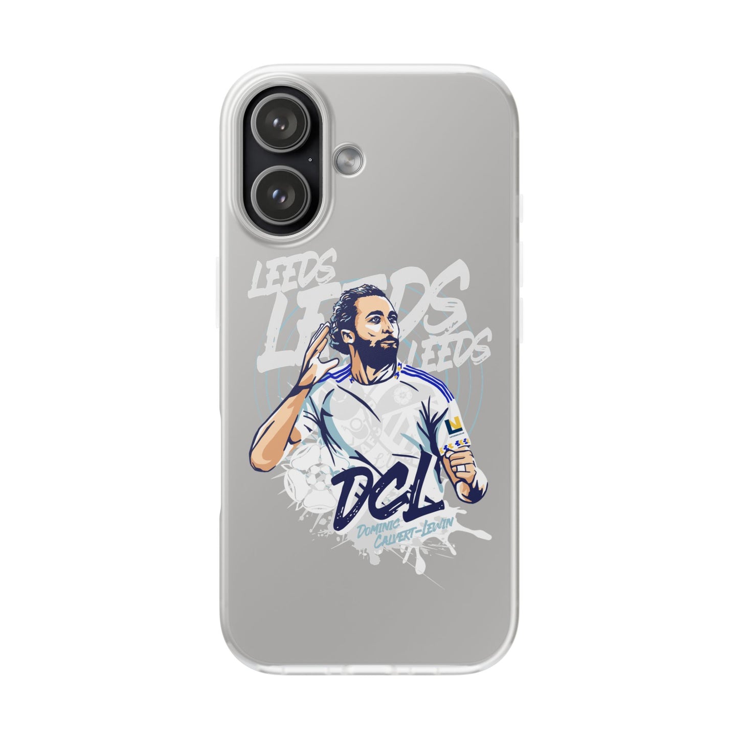 LUFC News “LEEDS: Dominic  Calvert-Lewin” Flexi Case - Lufcnews.co.uk