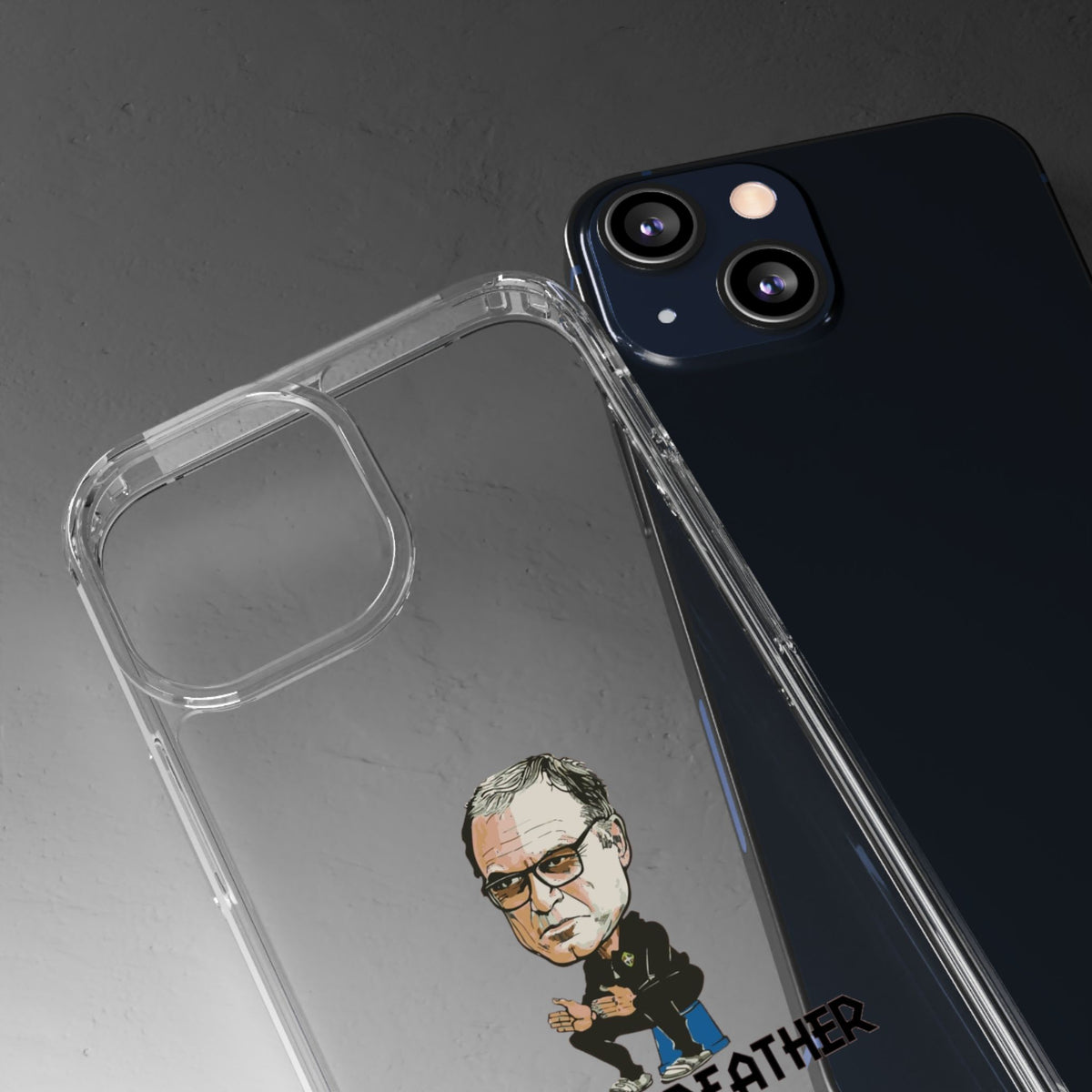 Clear Phone Case - Cartoon Bielsa the Godfather