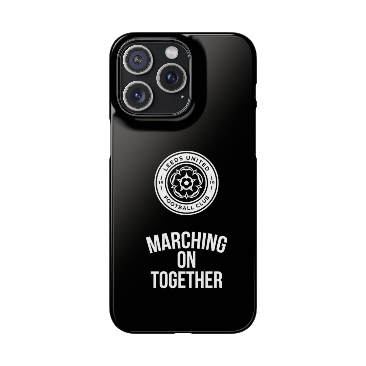 05 Snap Phone Case — "All Leeds Aren't We" Blue & Yellow Emblem