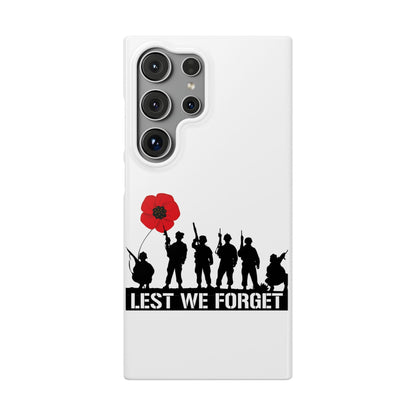 Leeds United "LEST WE FORGET"  Snap Case