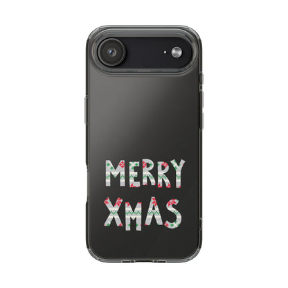 Leeds United "MERRY XMAS" Clear  Impact-Resistant Case: Christmas  Edition - Lufcnews.co.uk