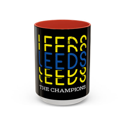 Leeds United “The Champions” Accent  Mug