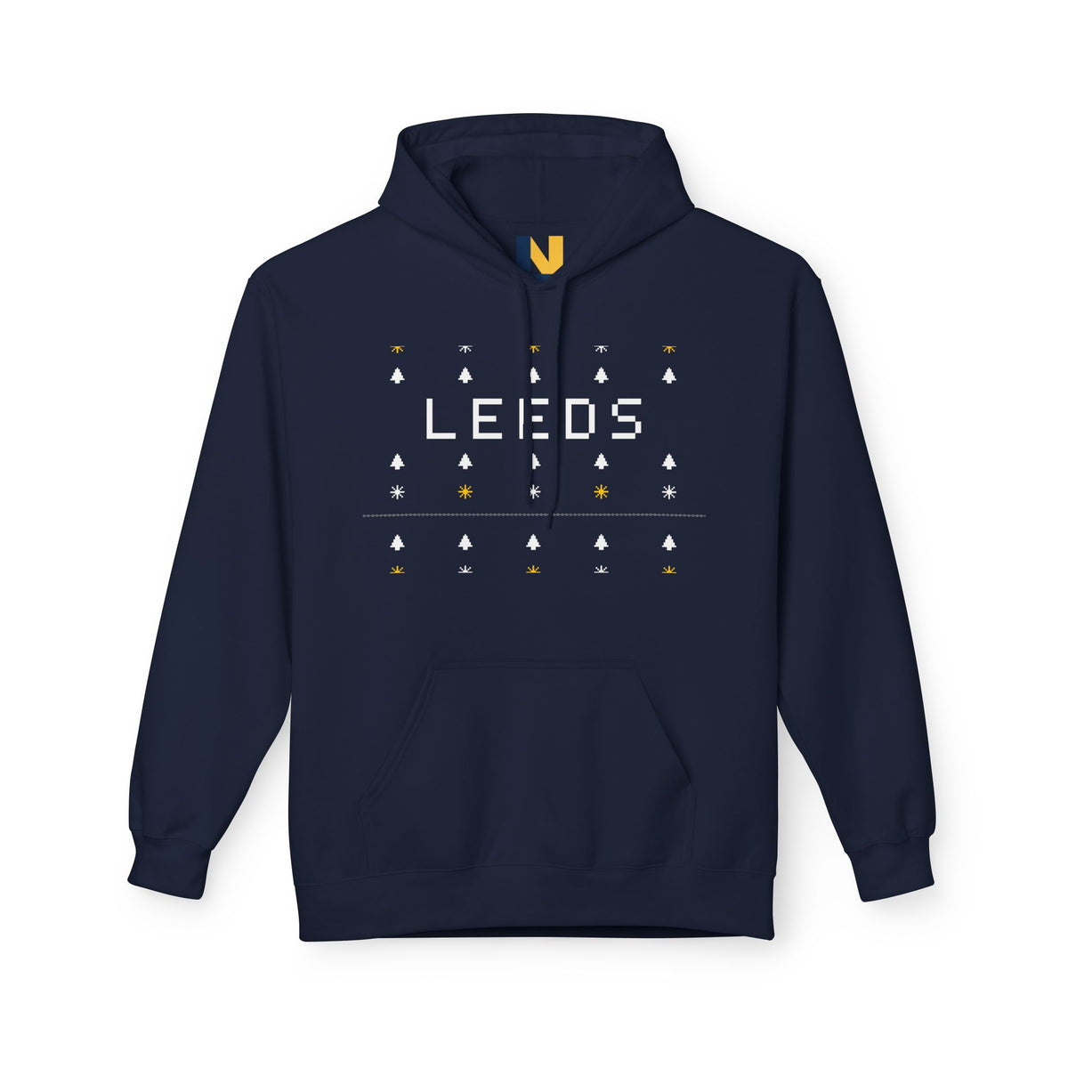 Leeds Fair Isle Christmas Hoodie