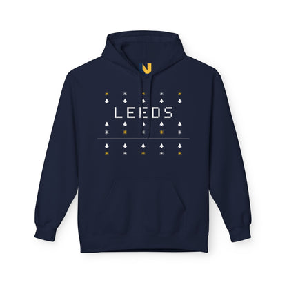 Leeds Fair Isle Christmas Hoodie