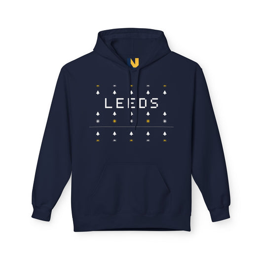 Leeds Fair Isle Christmas Hoodie