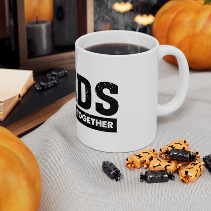 LUFC “Marching On Together” Quote  Mug