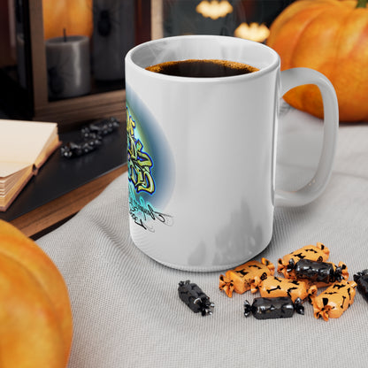 Leeds United Graffiti Mug: “All Leeds Aren’t We” Coffee Cup