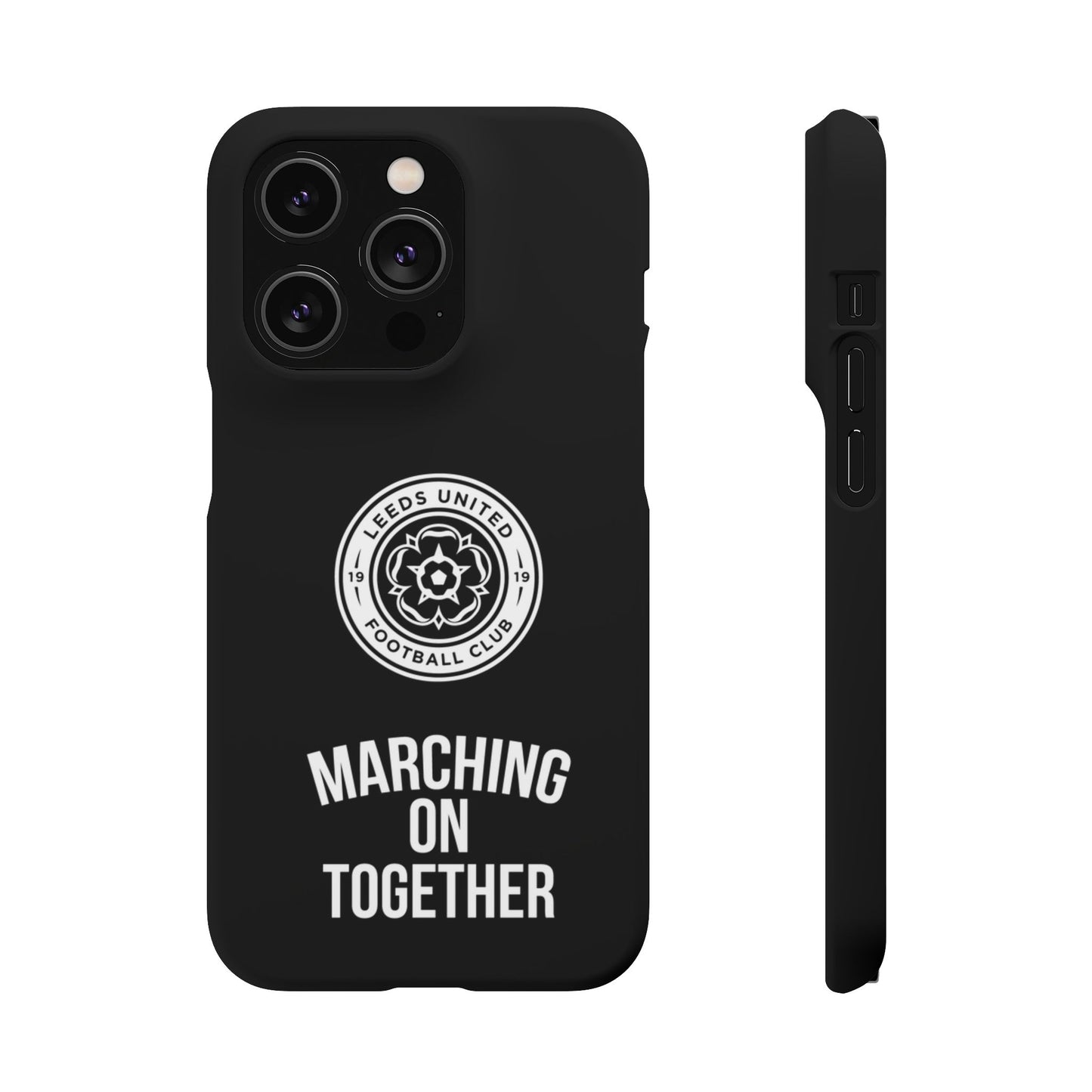 05 Snap Phone Case — "All Leeds Aren't We" Blue & Yellow Emblem