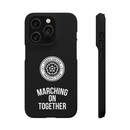 05 Snap Phone Case — "All Leeds Aren't We" Blue & Yellow Emblem