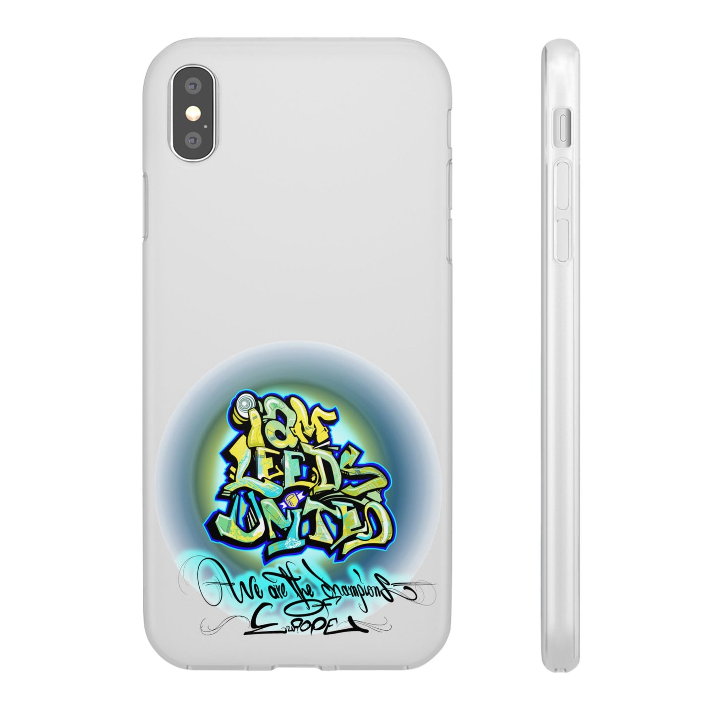 LUFC 'I Am LEEDS UNITED' Retro  Football: Flexi Case